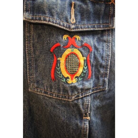 VINTAGE COCA-COLA DENIM VEST – EMBROIDERED BACK – RARE 80s/90s – MEN’S LARGE - Picture 2 of 13